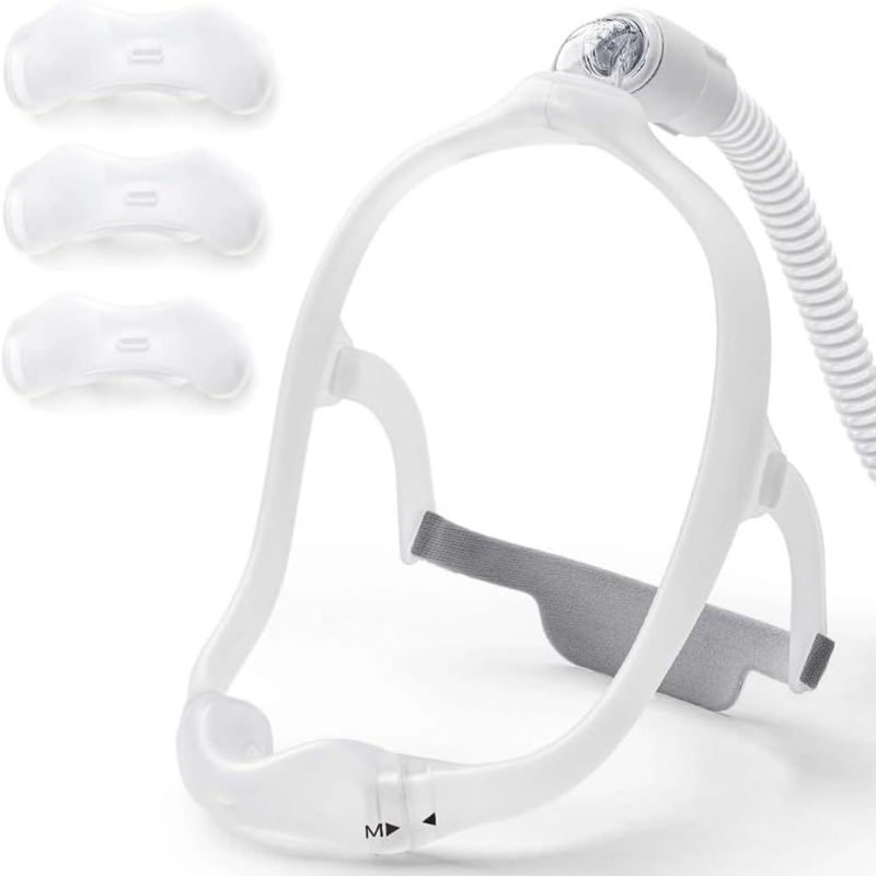 Anti Snore Contour Pillow - 家庭用マスク鼻枕ノーズマスク 4 サイズ S/M/SW/MW 鼻クッション交換いびき防止ドリームウェアノーズマスク