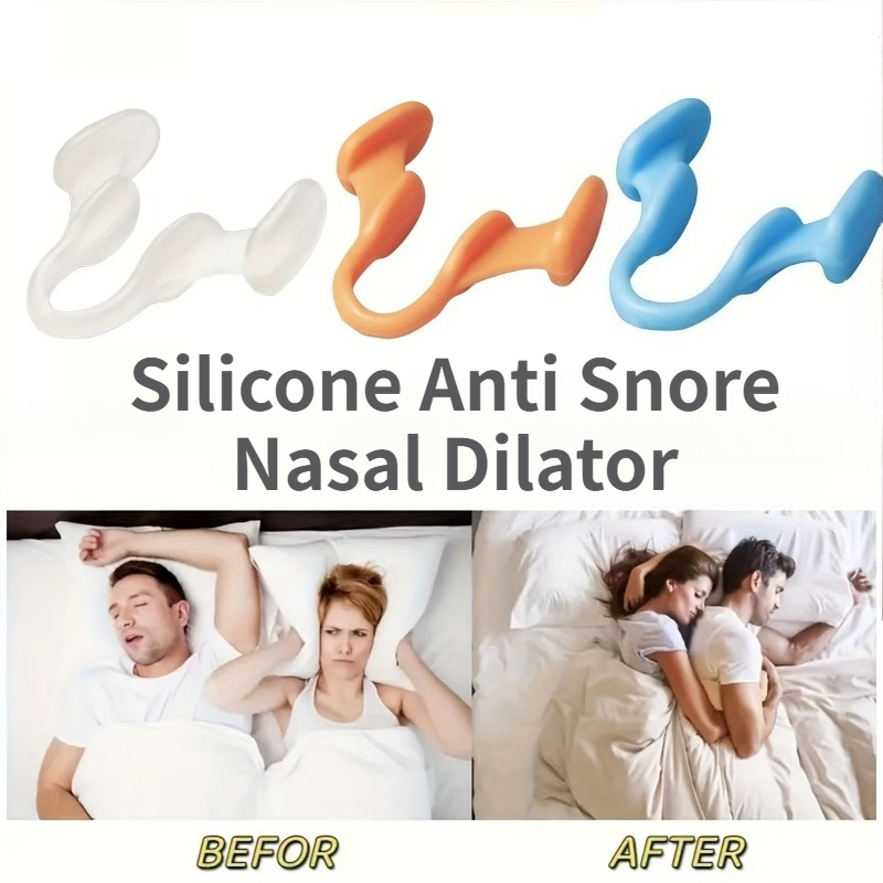 Anti Snore Contour Pillow - 10個入りシリコン製いびき防止鼻拡張器、見えないノーズクリップ、いびき防止器具、睡眠改善グッズ