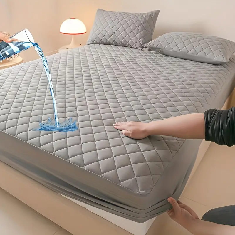 Waterproof Mattress Protector Breathable - 防水マットレスプロテクター、柔らかく通気性のあるマットレスカバー、シングル・ダブル用ベッド用フィットシーツ