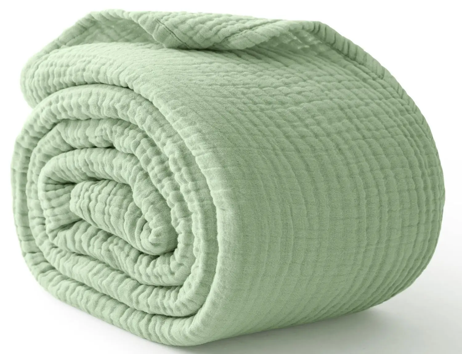 Muslin Cotton Bedspread - 100%コットン製ベッド用ブランケット、柔らかなモスリン生地のベッドブランケット、軽量で通気性のあるベッドスプレッドカバーレット、オールシーズン対応のガーゼスローケット