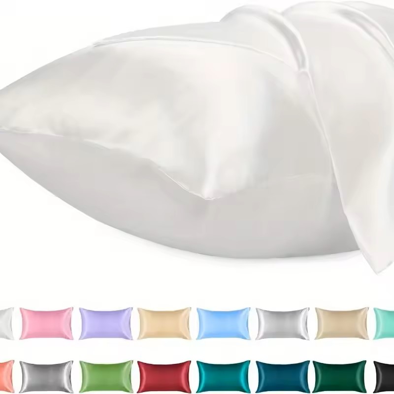 Satin Silk Pillowcase Hair Skin - 1枚入りサテン枕カバー、髪に優しいシルクのような肌触り、滑らかで柔らかい枕カバー、彼女や彼への贈り物