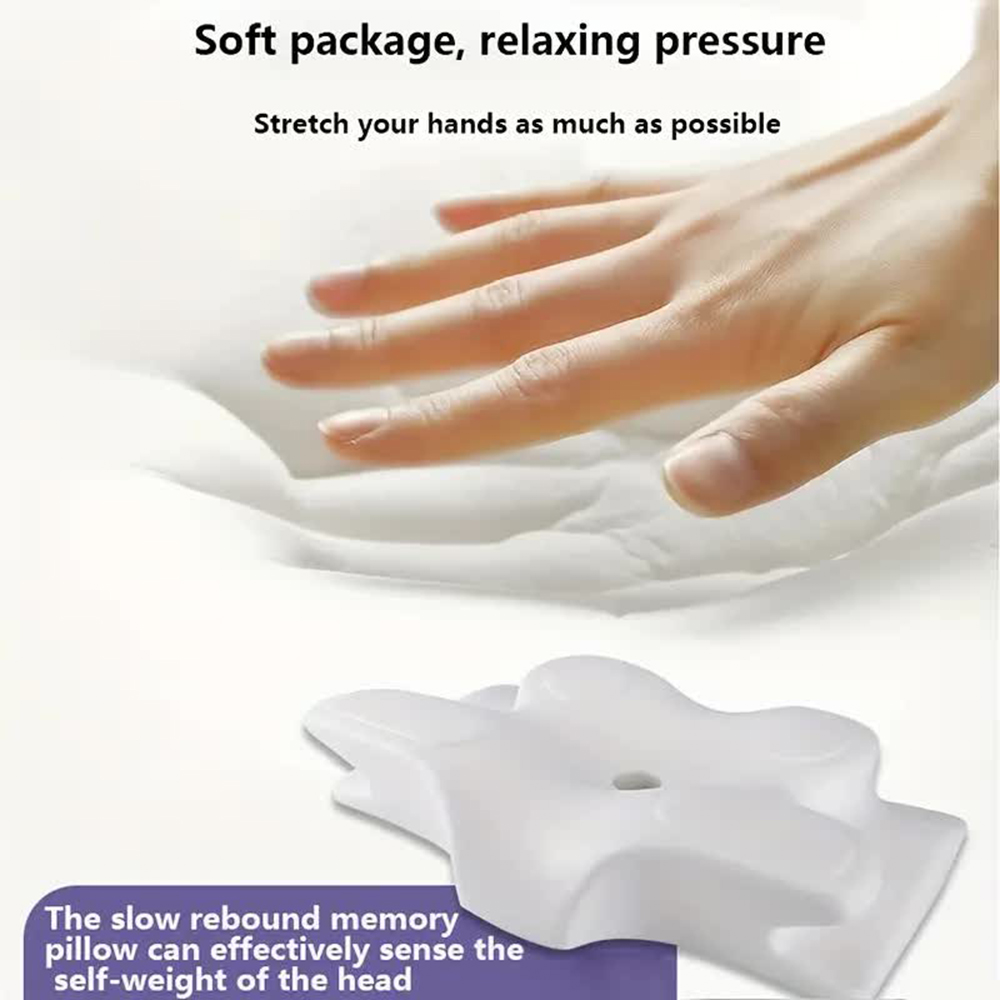 低反発枕蝶形リラックス頸椎低反発ネックピロー痛み緩和睡眠整形 - Memory Foam Orthopedic Pillow Neck Pain のレビューと価格