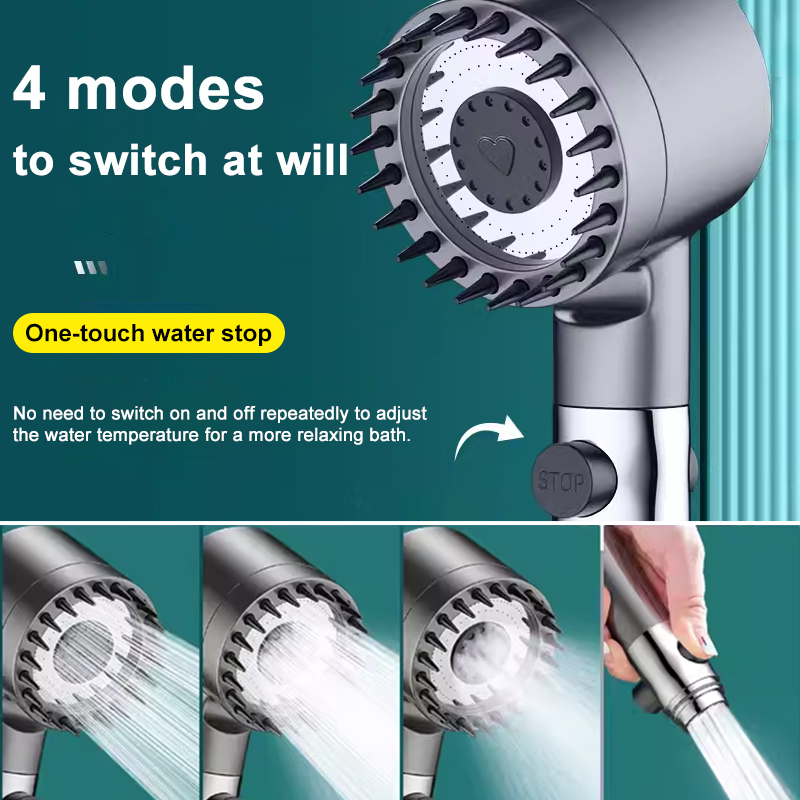 3 モードシャワーヘッド高圧シャワーヘッドポータブルフィルタ - High Pressure Shower Head Handheld のレビューと価格