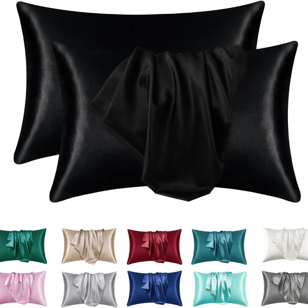 1/2 個のサテンシルク枕カバー、髪と肌用、コーラル枕カバー - Satin Silk Pillowcase Hair Skin のレビューと価格