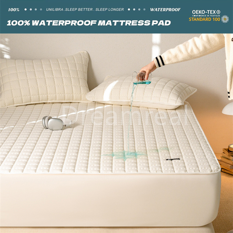 防水マットレスプロテクター ソフトで通気性のある100%防水 - Waterproof Mattress Protector Breathable のレビューと価格