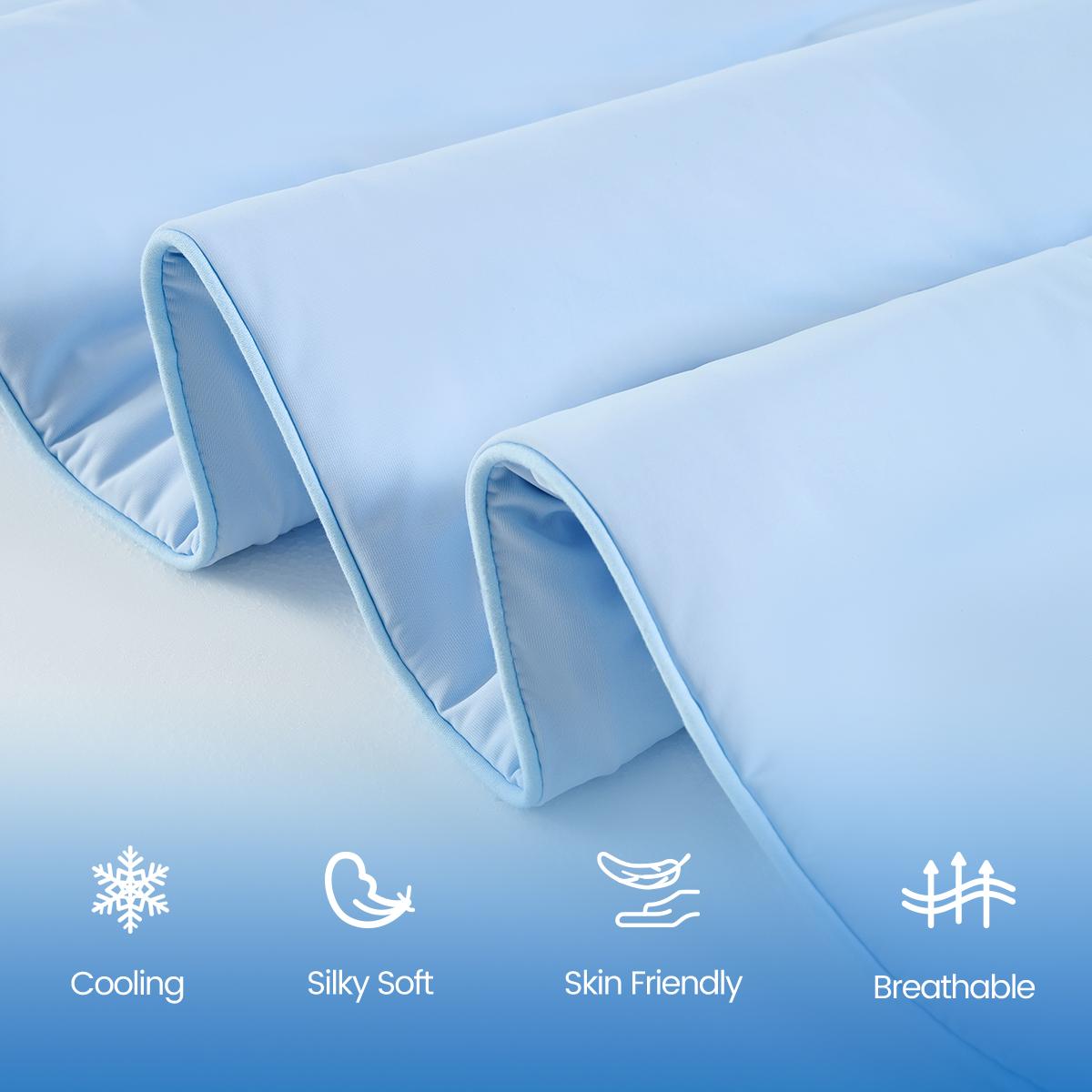 夏用冷却ブランケット リバーシブル 冷感タッチ掛け布団 通気 - Cooling Blanket Hot Sleepers のレビューと価格