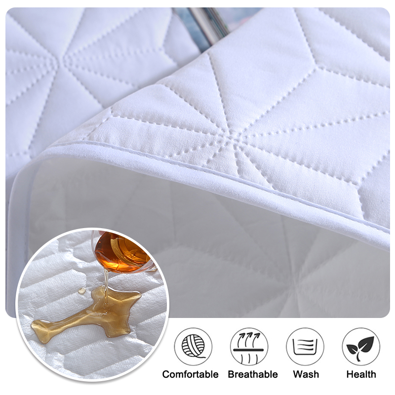 防水性と滑り止めのベッドカバー,伸縮性のあるバンド付きの通気 - Waterproof Mattress Protector Breathable のレビューと価格