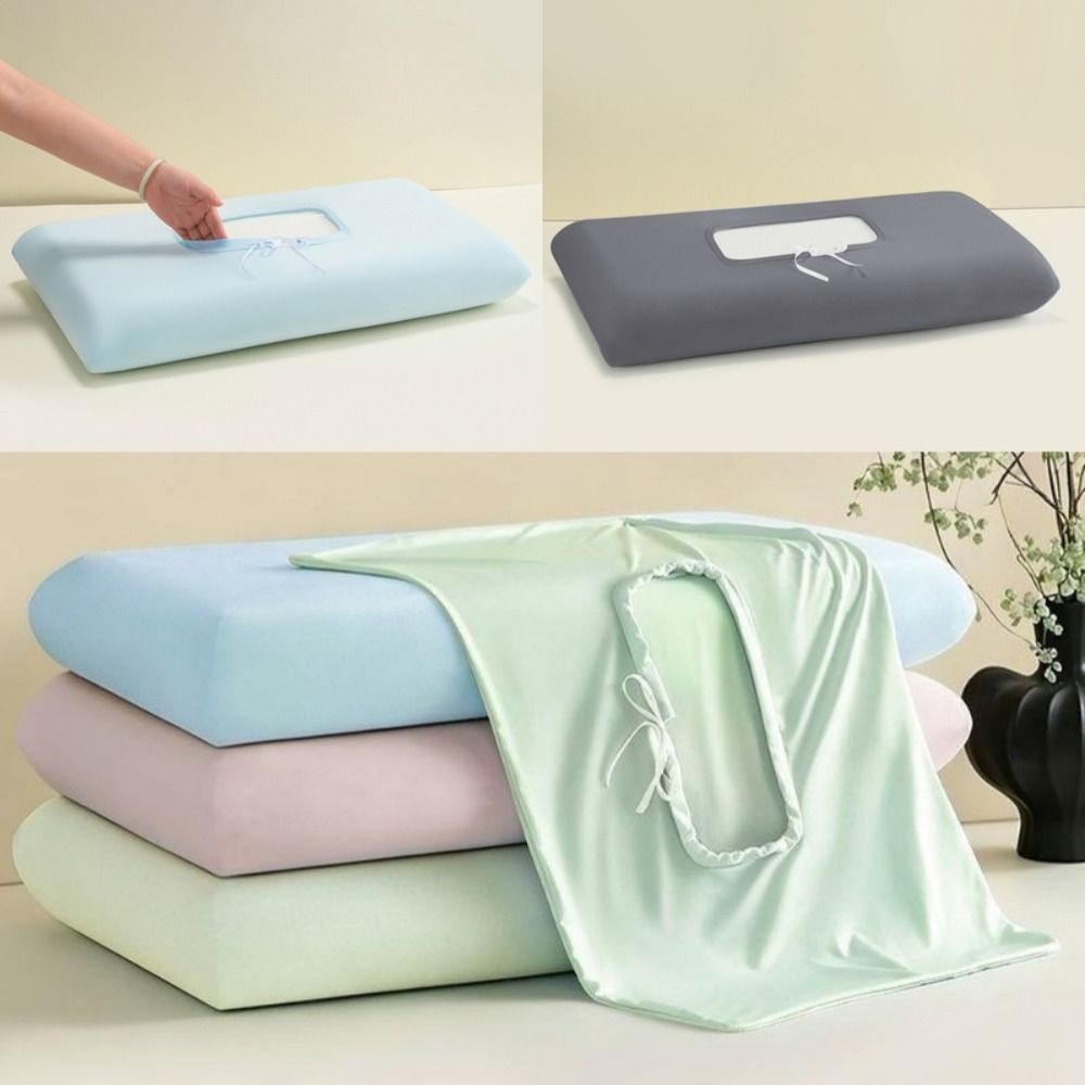新しいアイスフィールシルク枕カバー ポリエステル製ヘア＆スキ - Satin Silk Pillowcase Hair Skin のレビューと価格
