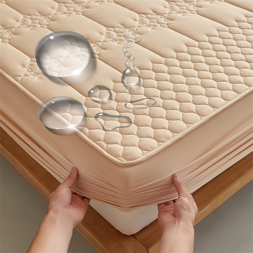 100% 防水マットレスプロテクター通気性ソフト 3D エア - Waterproof Mattress Protector Breathable のレビューと価格