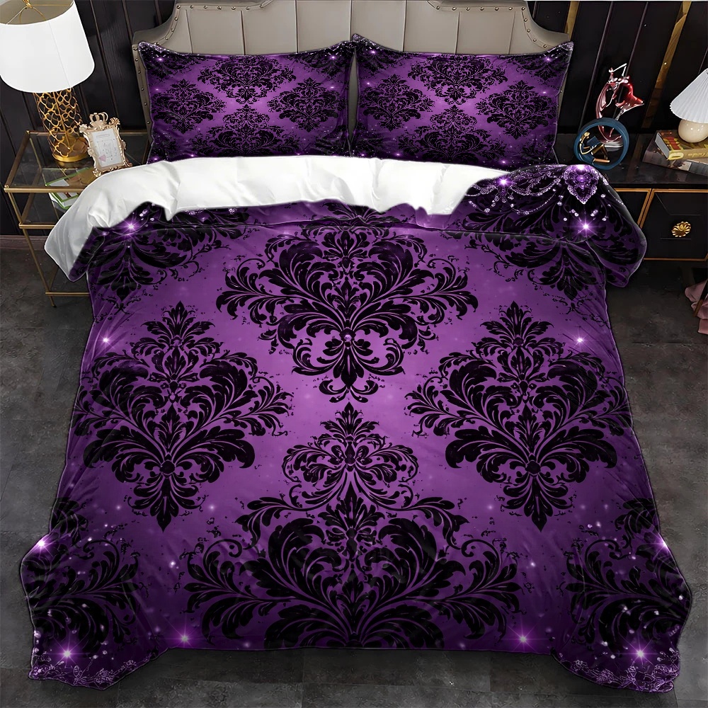 ライトラグジュアリーフローラルデュベカバーセット3点セット（ - Duvet Cover Sets With Zipper のレビューと価格