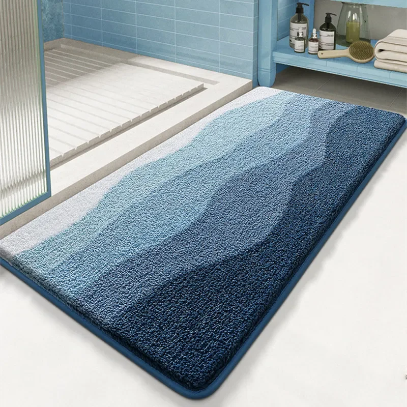 ヨーロッパの高級バスマット、超ソフト&厚みのあるマイクロファ - Quick Dry Diatomite Bath Mat のレビューと価格
