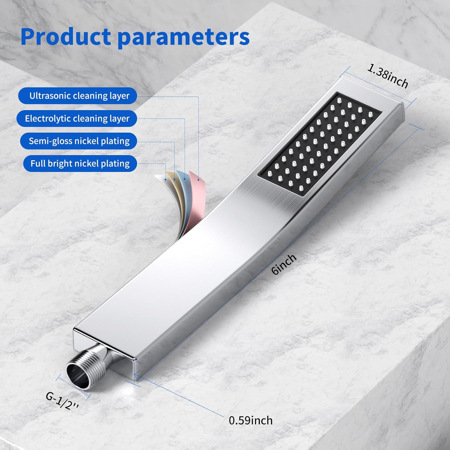 高品質トイレシャワーヘッド調節可能な高圧節水シャワーヘッド水 - High Pressure Shower Head Handheld のレビューと価格