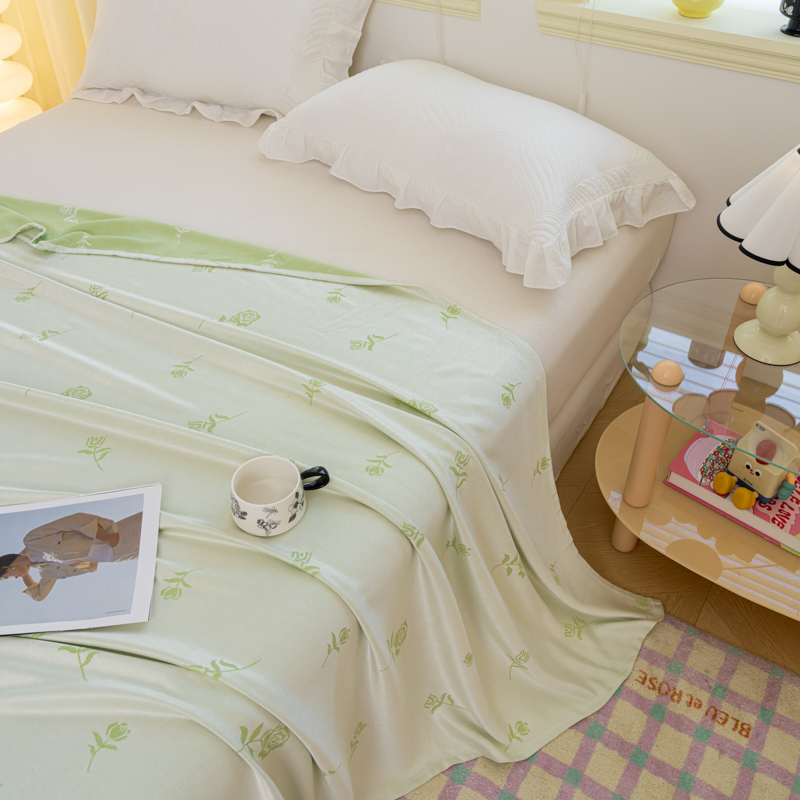 暑がりな方のための100%竹製冷却ブランケット、夏用冷感ブラ - Cooling Blanket Hot Sleepers のレビューと価格