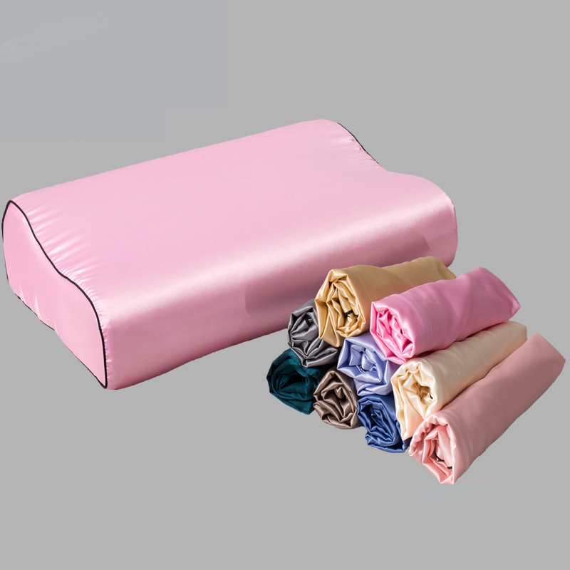 模造シルクサテンラテックス枕カバー、髪と肌に優しい、肌に優し - Satin Silk Pillowcase Hair Skin のレビューと価格