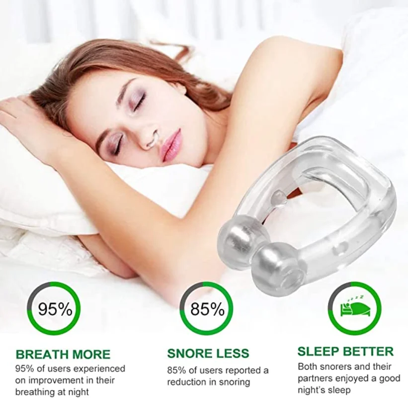 いびき防止シリコンノーズクリップ,磁気スリープトレイ,エイド - Anti Snore Contour Pillow のレビューと価格